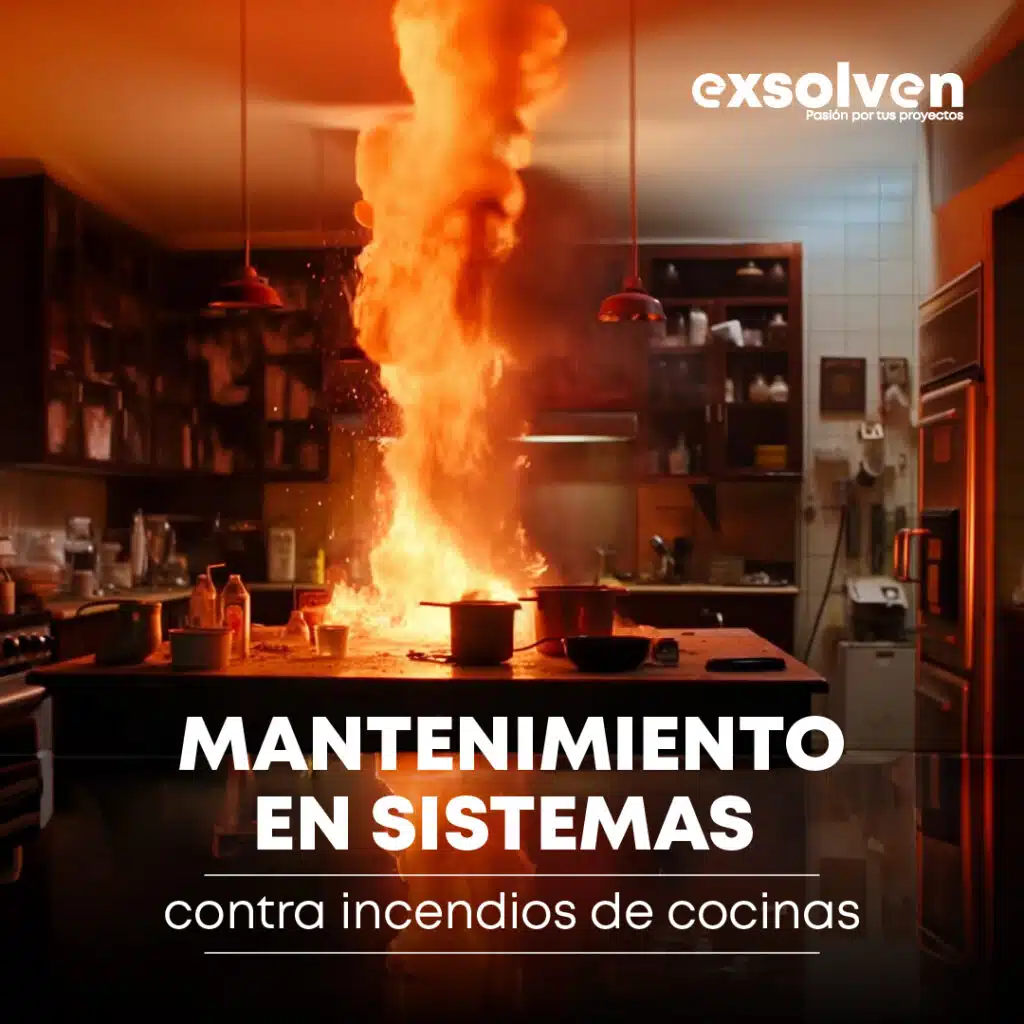 Mantenimiento en sistemas contra incendios de cocinas